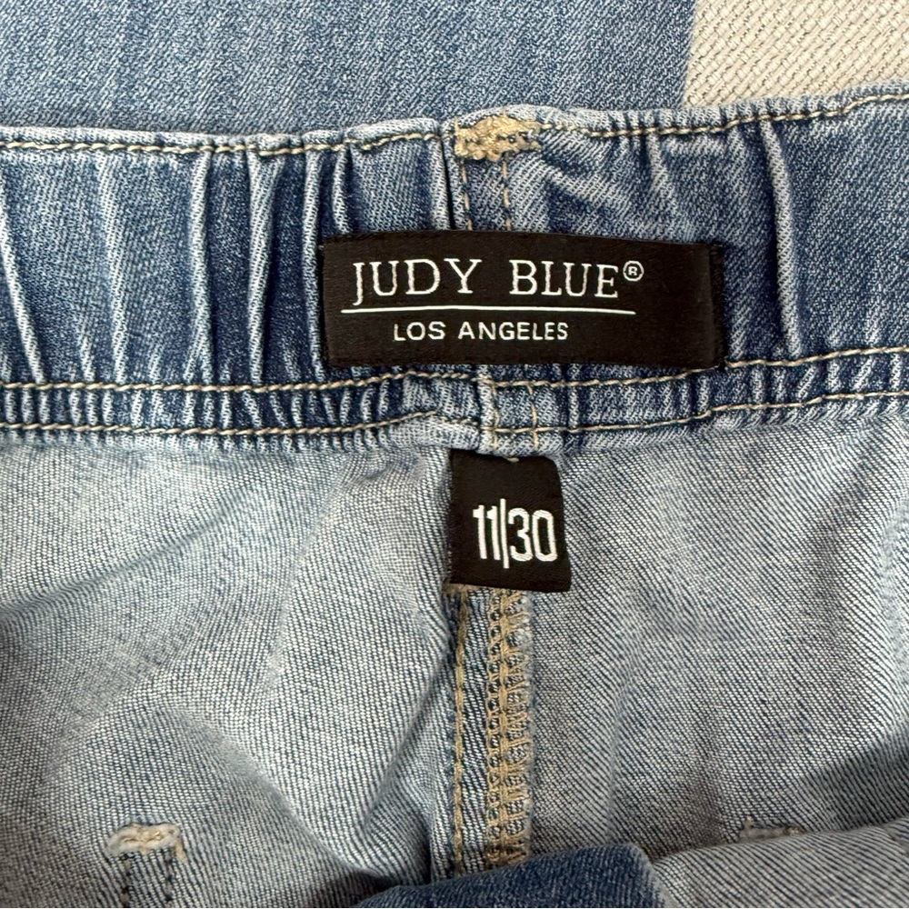 Judy Blue Jeans Clearwater Jogger High Rise Straight Fit Drawstring 11 30 - Picture 5 of 7